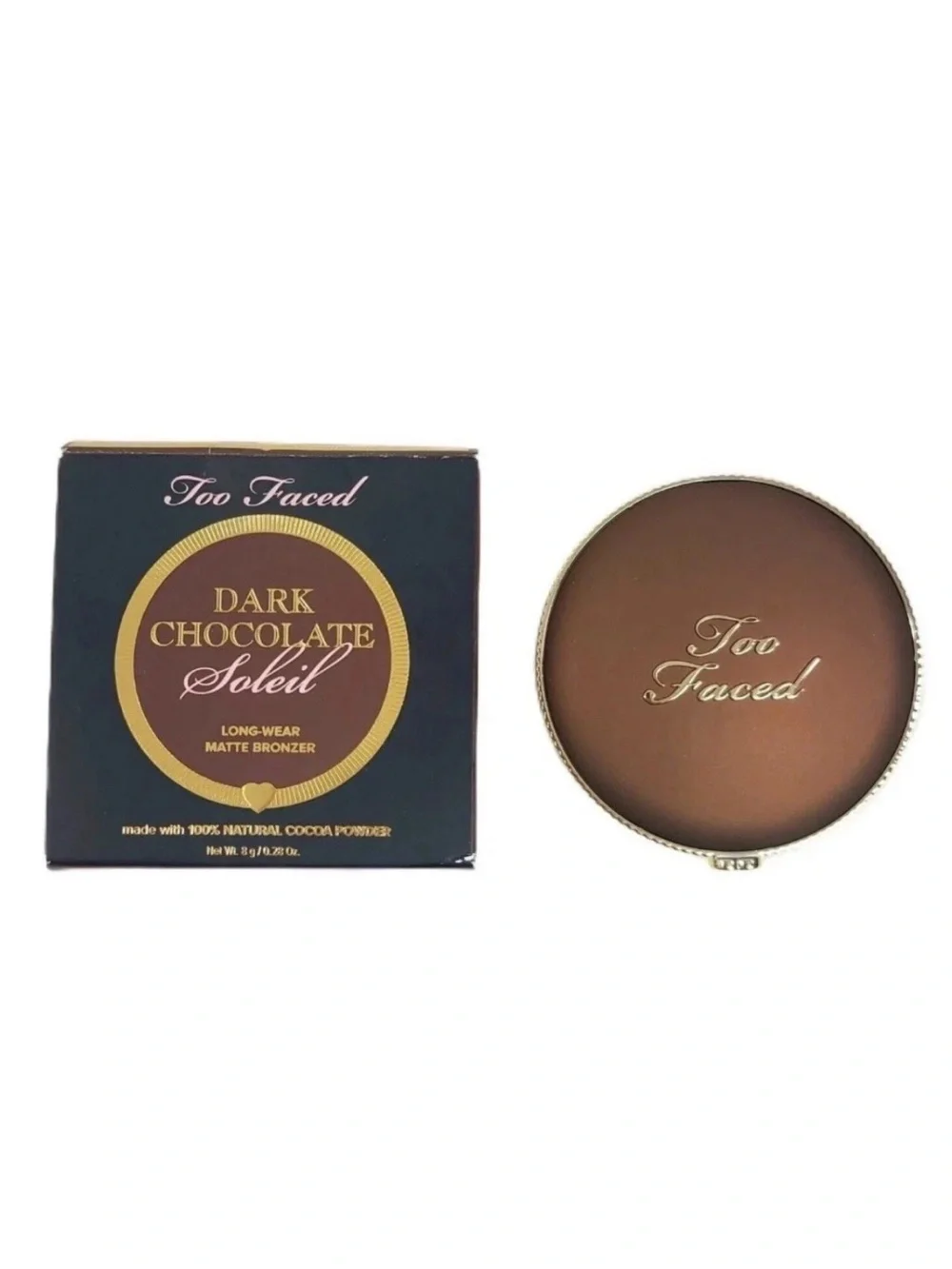 Too Faced Chocolate Soleil Matte Bronzer ( Dark Chocolate ) New in Box